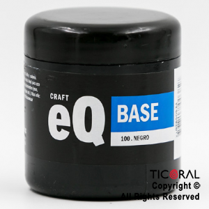 BASE ACRILICA EQ 100 NEGRO 200 CC X 3 UNIDADES